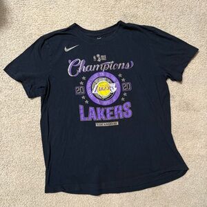 Nike  Lakers Champions 2020 Tee - black and Purple